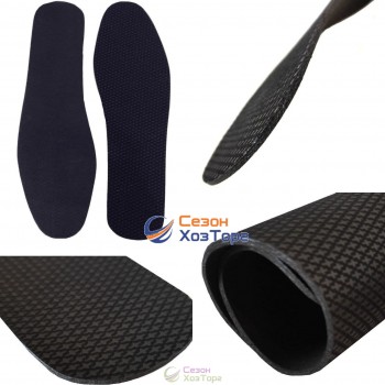 Устілки Гіпоалергенні тонкі чорні з латексу 36-46р.